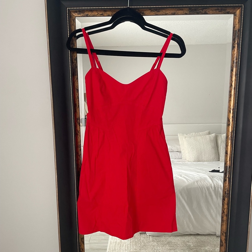 Show Me Your MuMu Vibrant Red Mini Dress - Picture 6 of 6
